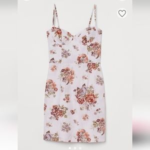 NWOT Brock x H&M collection corset floral dress